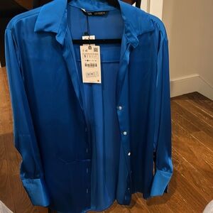 Brand New ZARA Blue Blouse!